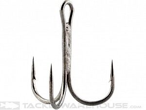 Mustad - Treble Hook Reg Shank Curved Point - Bronze