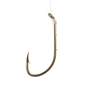 EagleClaw Snelled Hooks - 139 Bronze Catfish Hook