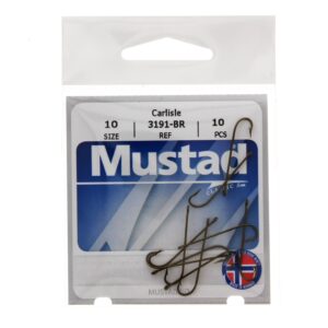 3191 Mustad - Carlisle Off-Set Hook Ringed - Bronze