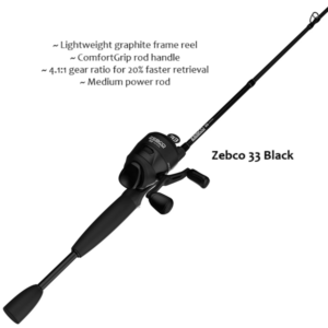 Zebco 33 Black Combo