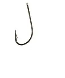 92661 Mustad - Beak , Special Long Shank W/2 Slices Forged, Reversed Bait Holder - Bronze