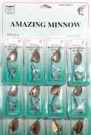 Amazing Blue Minnow Spinner (Card)