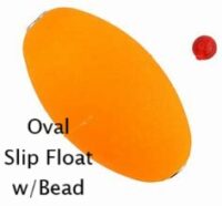 OB - Oval Slip Float W/Bead