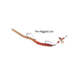 Creme Lure, 6" Rigged Worms-Scoundrel 1 pk.