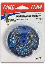 Eagle Claw - Sinker assortment 62 pc.