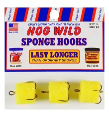 Hog Wild Sponge Hook Size 4 Treble