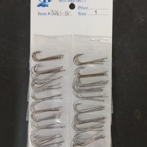 #116 Aberdeen Crappie/Bass Gold Hooks (Card)